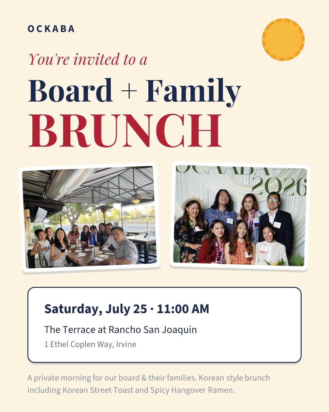 Board + Family Brunch