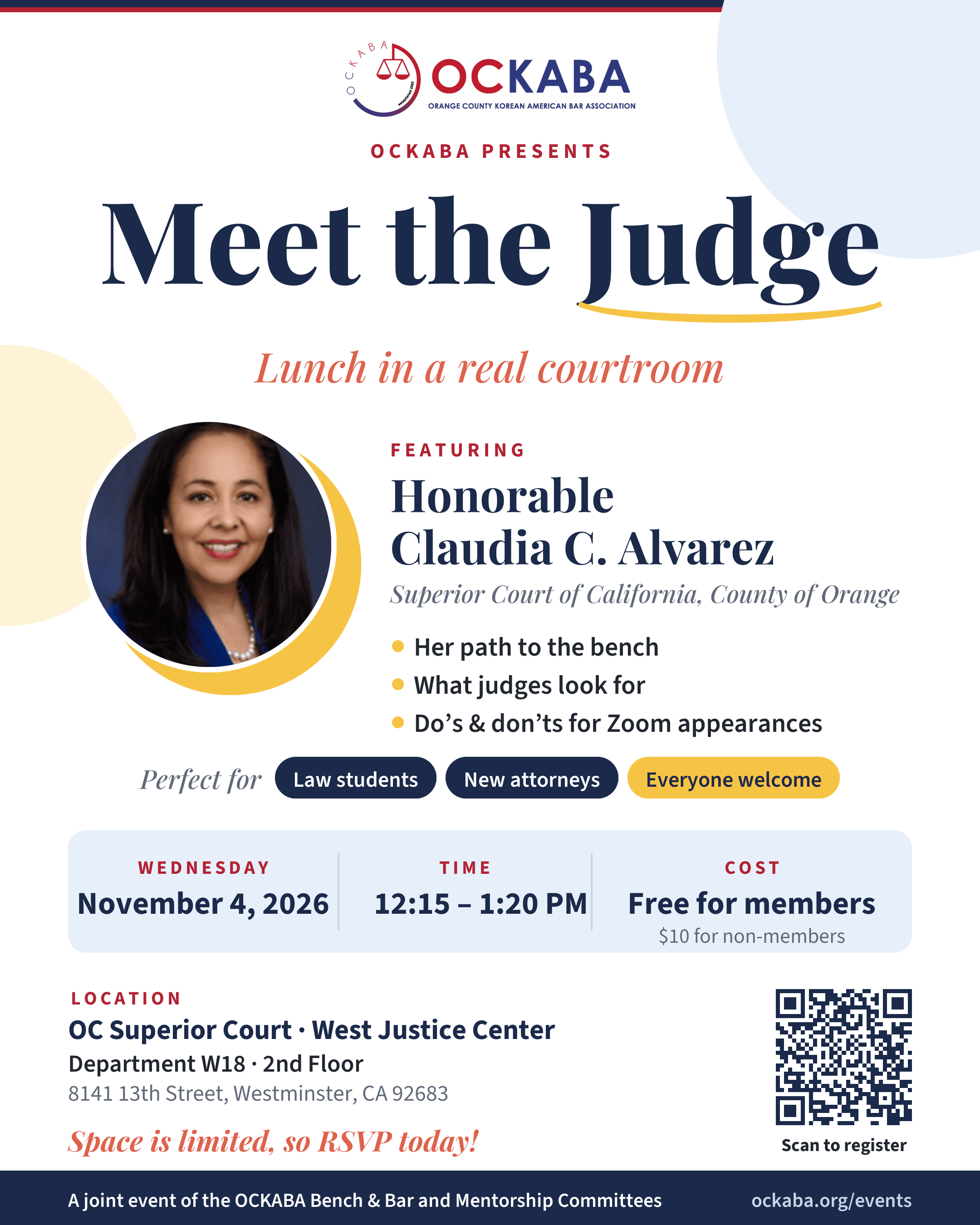 Meet the Judge: Hon. Claudia C. Alvarez