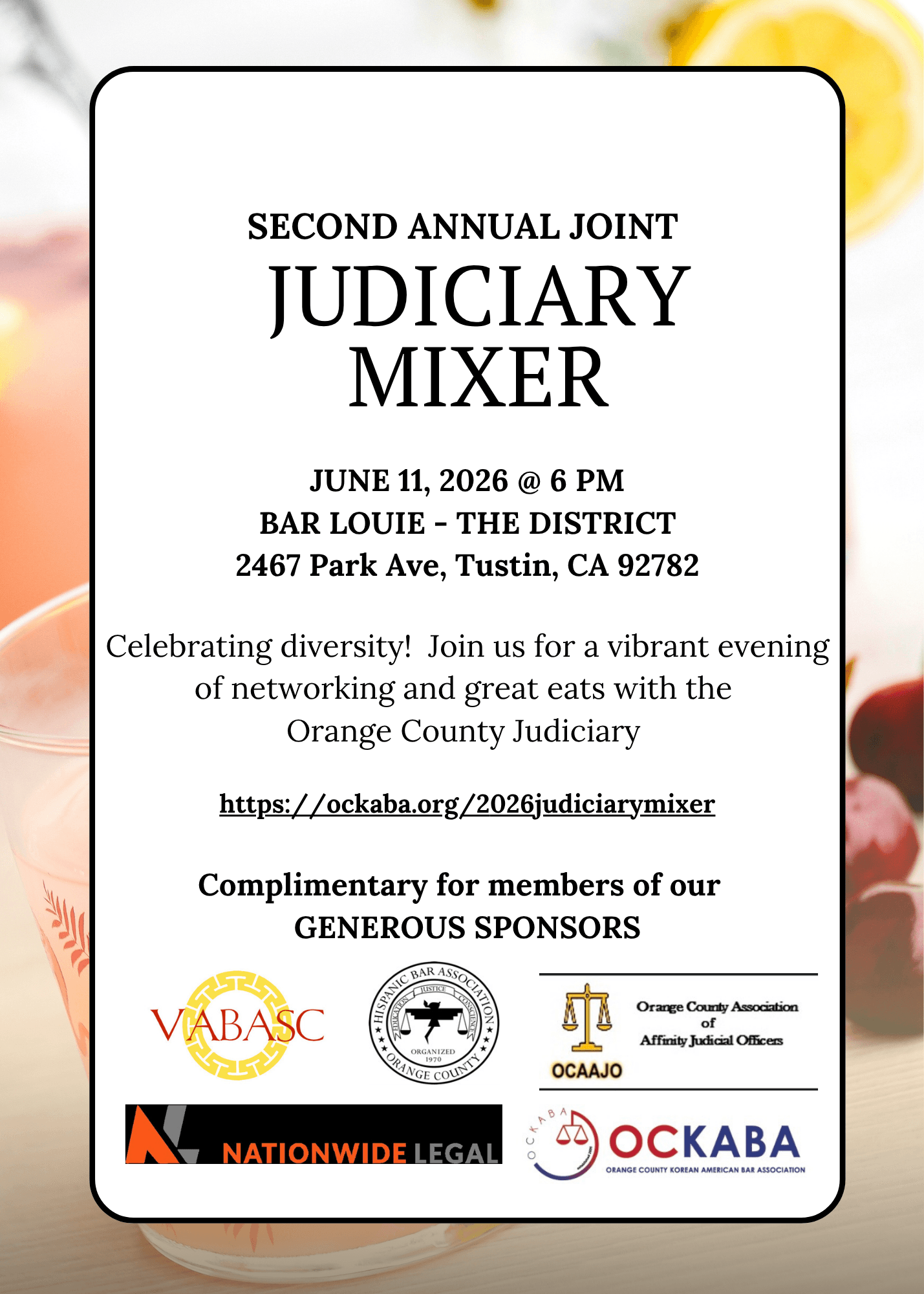 Second Annual Joint Judiciary Mixer