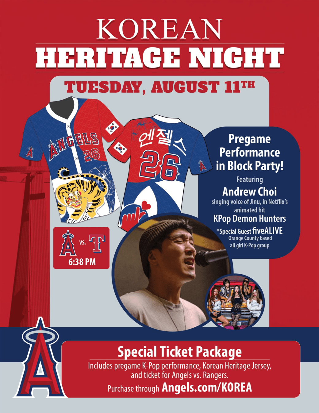 Korean Heritage Night at Angel Stadium